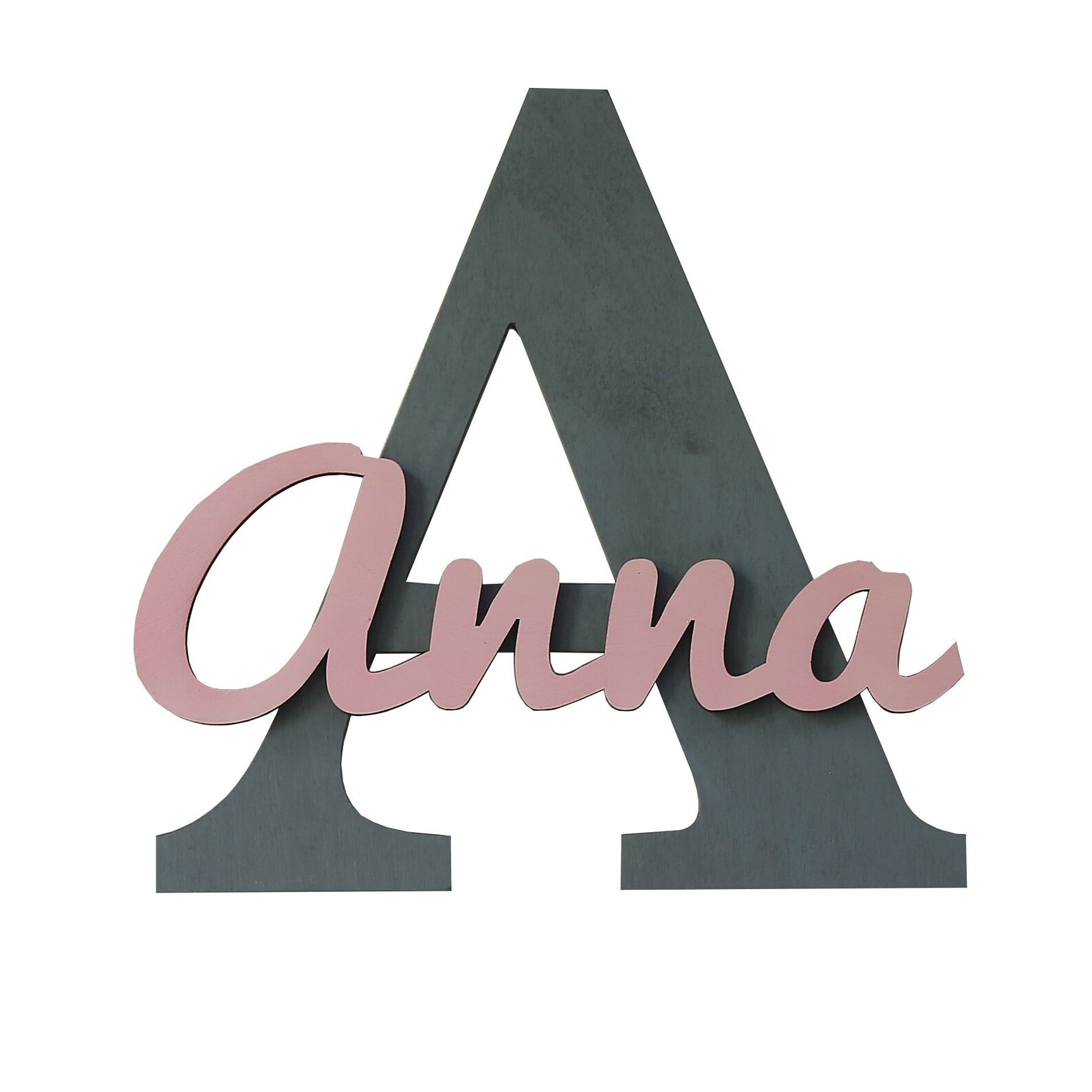 Wooden Letters Baby Nursery Wall Hanging Letters in Script Etsy Canada