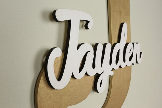 wooden letters for kids room