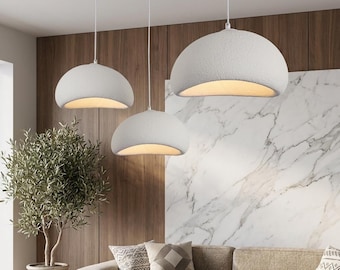 Lampada a sospensione Wabi Sabi, plafoniera nordica, lampada a sospensione moderna, lampadario minimalista, illuminazione per sala da pranzo in stile giapponese, attacco E27