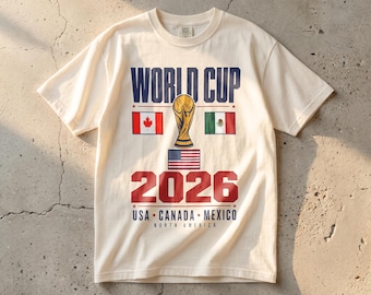 2026 World Cup Trophy T-Shirt | USA Canada Mexico Soccer Tournament Tee