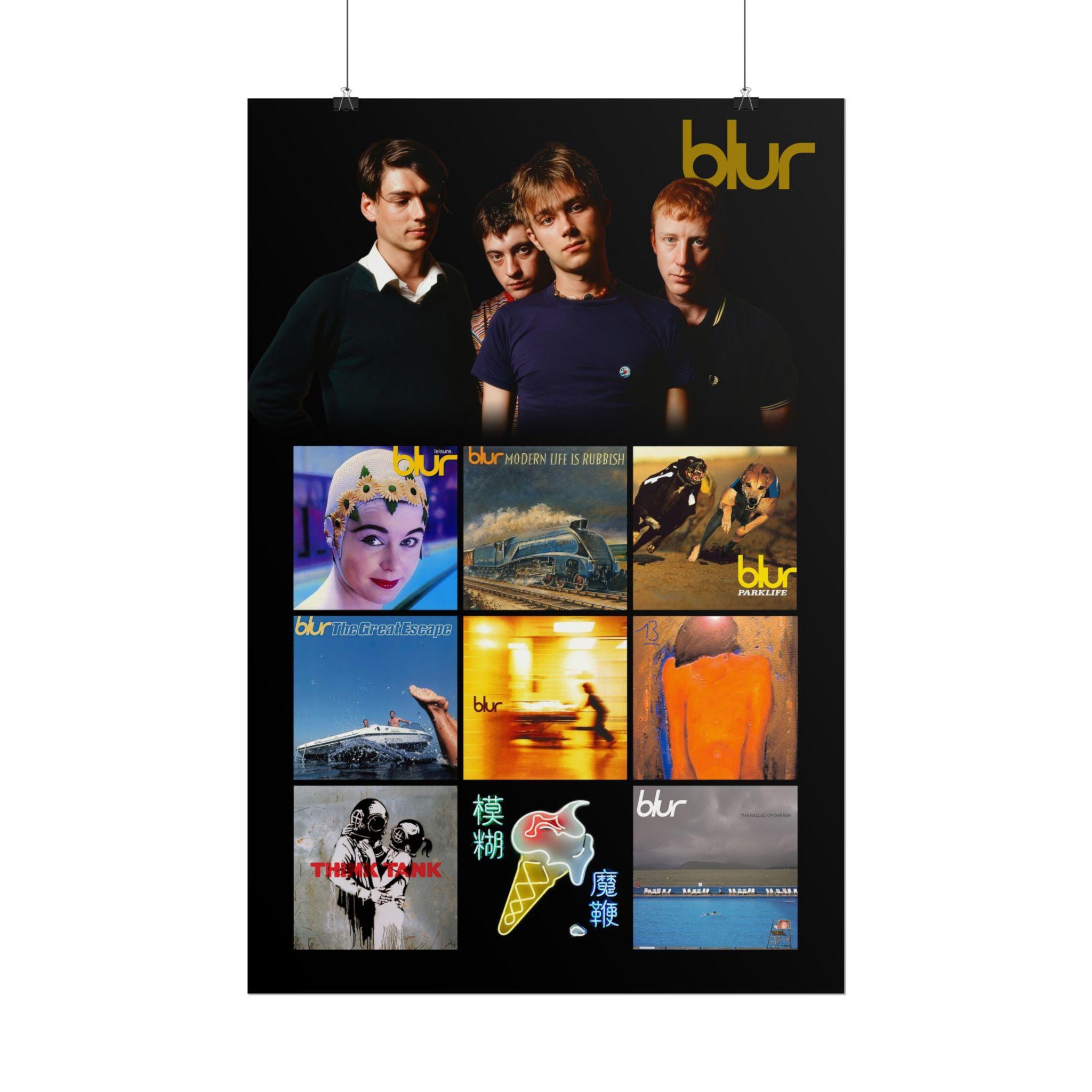 Blur Band Poster - Etsy