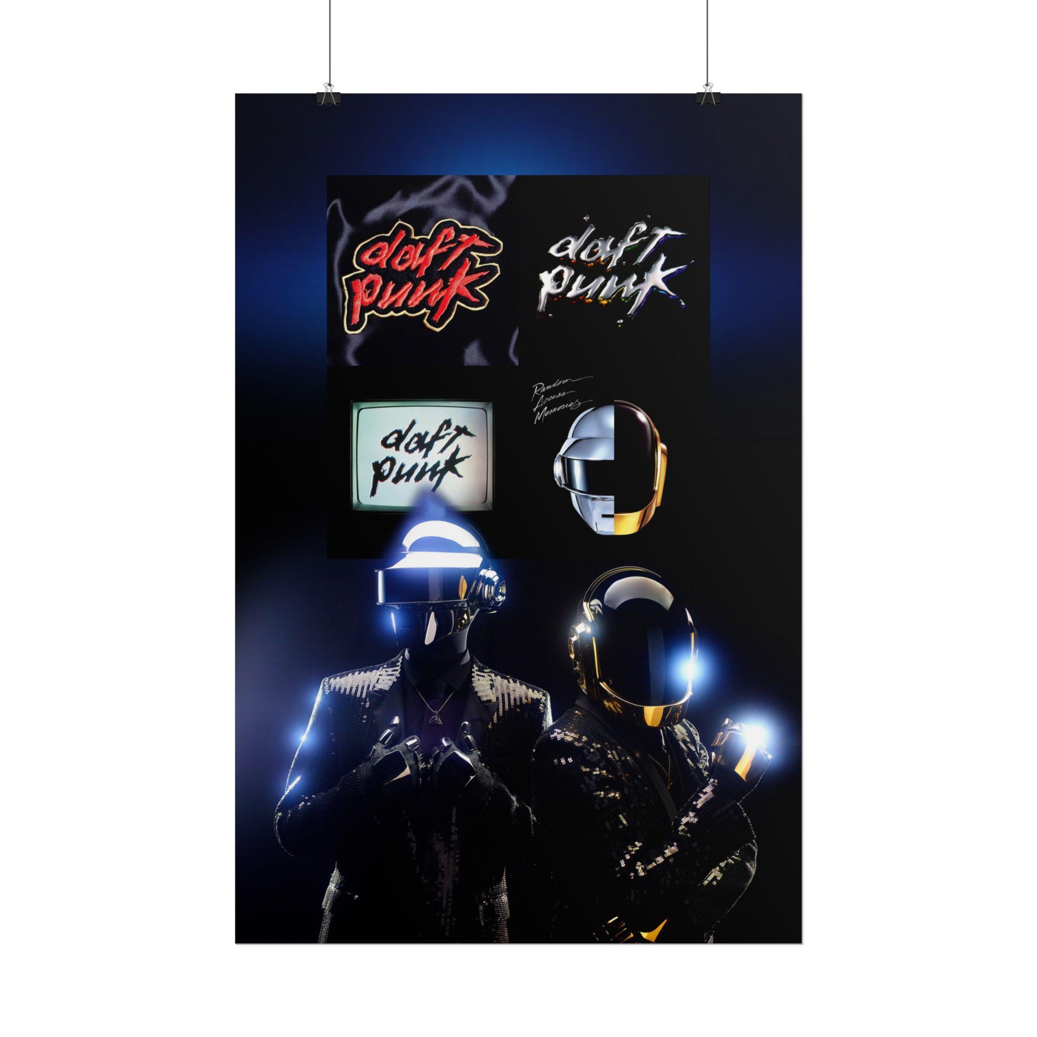 Daft Punk Poster - Etsy
