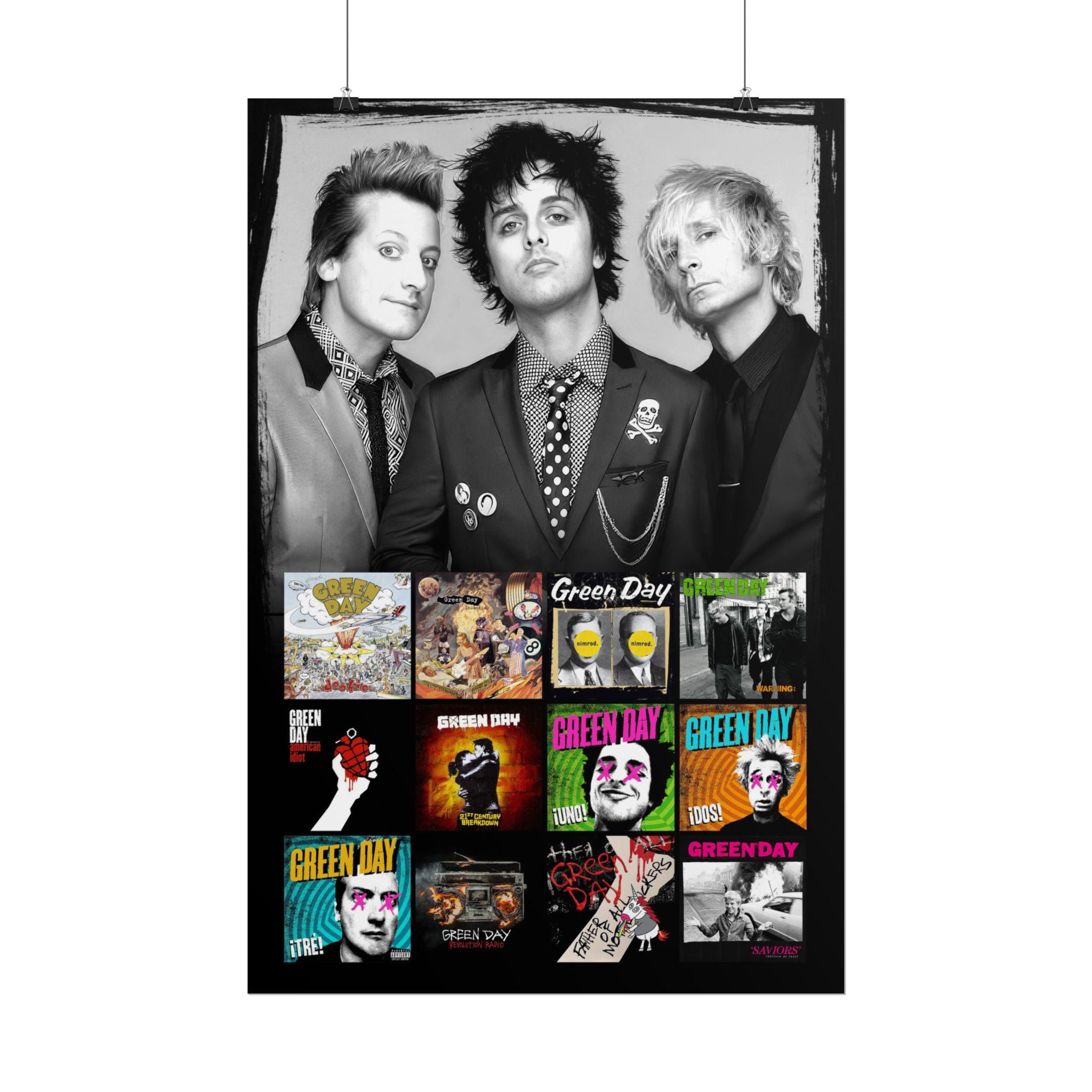 Green Day Concert Poster - Etsy
