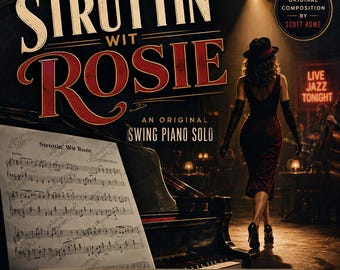 Struttin' Wit Rosie Swing Jazz Piano Solo | Intermediate Blues Recital Piece (Digital Download)