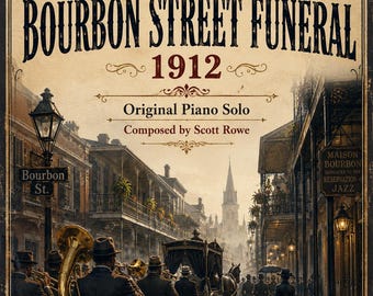 Sunday Morning Bourbon Street Funeral 1912 | Original Piano Solo (PDF)