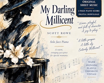 My Darling Millicent Jazz Piano Sheet Music | Swing Solo Score (PDF Download)