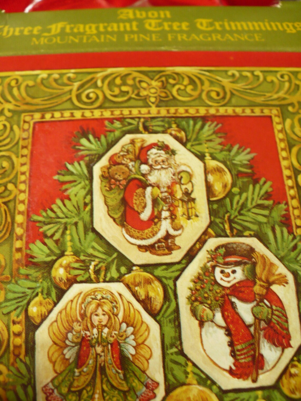 3 Vintage scented Avon Christmas ornaments Etsy
