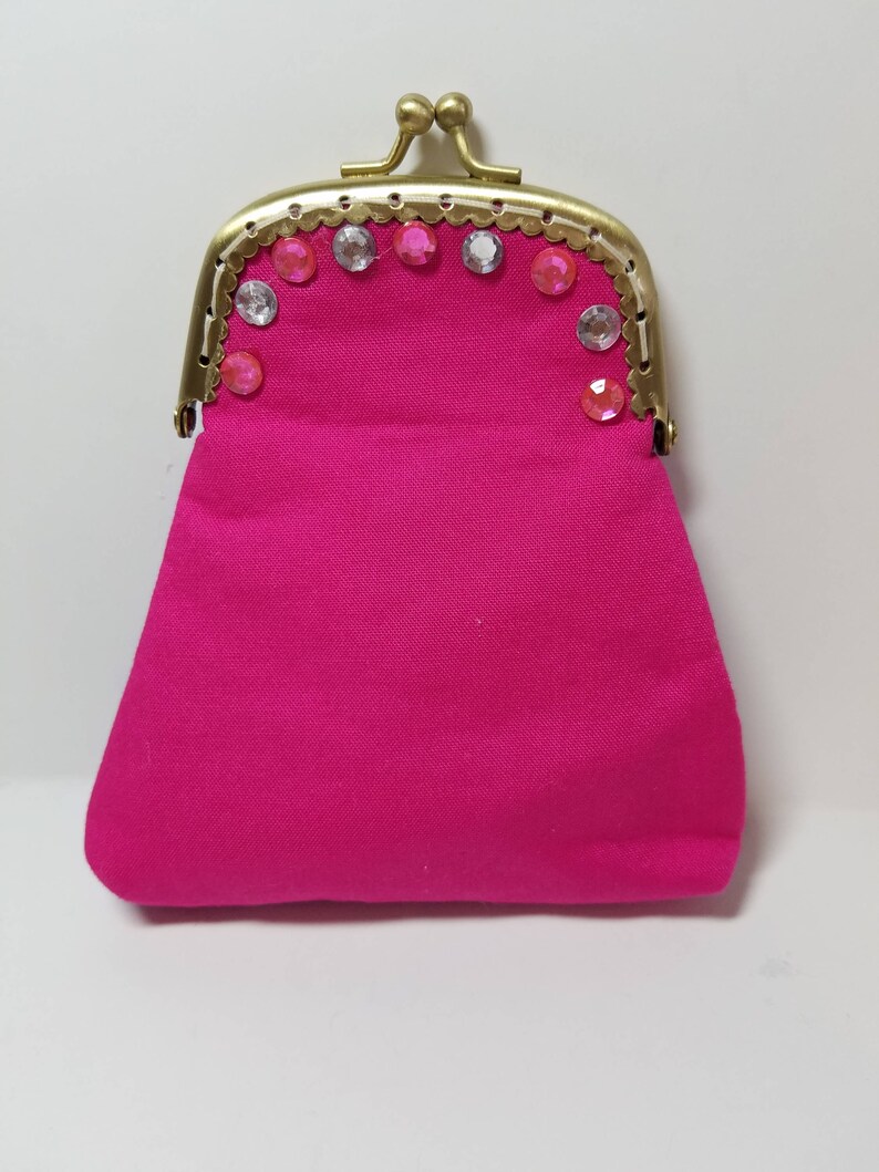 SALE each side different Unique handmade coin purse
