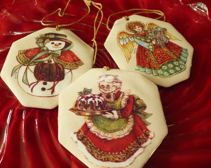 3 Vintage Scented Avon Christmas Ornaments Etsy