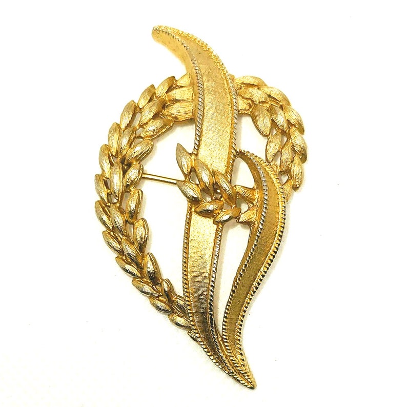 Wheat Jewelry Vintage Designer Coro Jewelry Vintage Brooch Designer Brooch Jewelry Vintage Jewelry