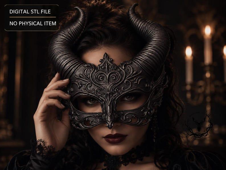 Devil Masquerade - Etsy
