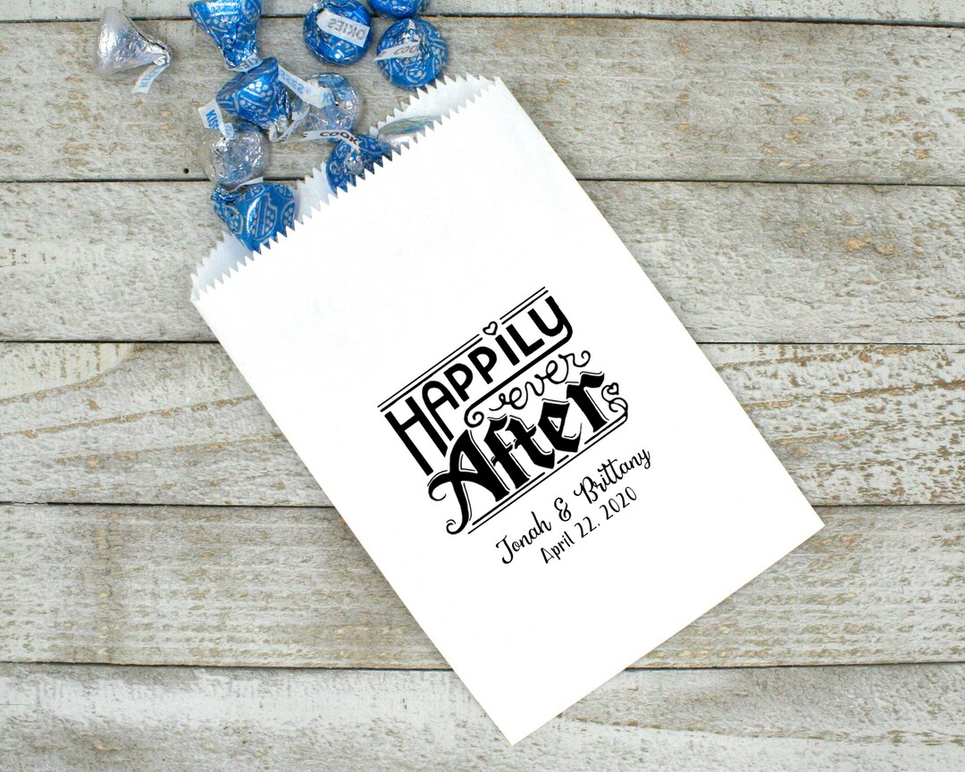 Personalized Favor Bags for Wedding Shower or Party 20 Etsy