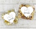 His and Her Favorite Wedding Favor Bags - 15 his and 15 hers heart stickers, add on clear favor bags - Perfect for hotel welcome bags 