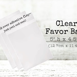 Rehearsal Dinner Favor Stickers 20 labels with optional favor bags Tomorrow Sweetest Day candy, cookie, gift bags image 3