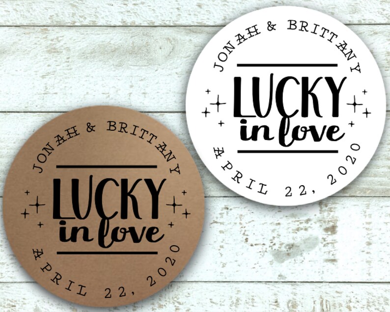 Lottery Ticket Favors Unique Wedding Favor Stickers and Etsy
