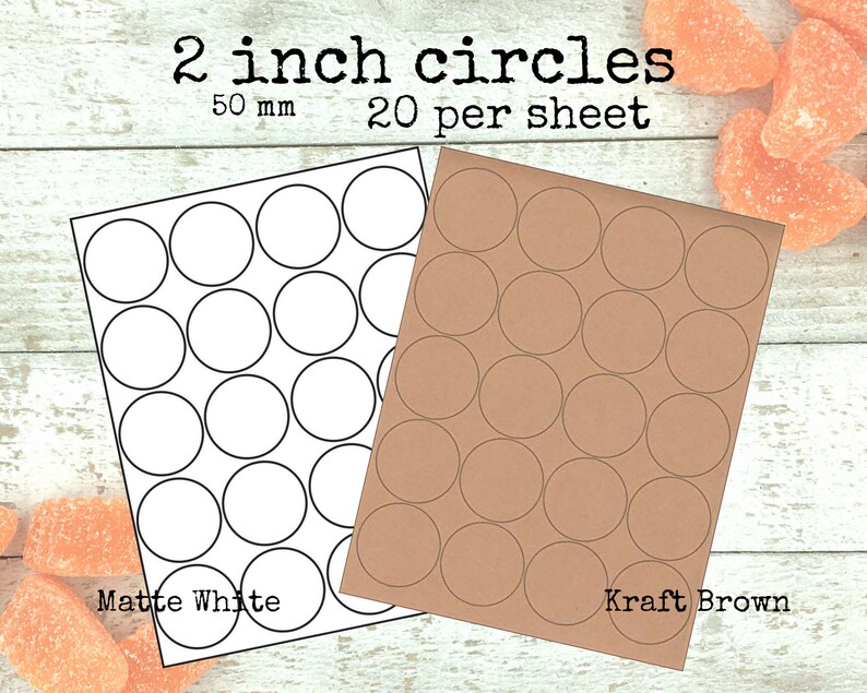 set of 20 envelope seals STD stickers Save the Date labels- Personalized stickers Matte white or Kraft brown custom 2 round stickers