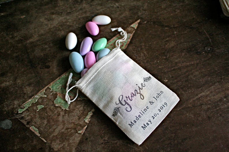 Jordan Almond Favor Bags for Wedding Shower or Party Etsy