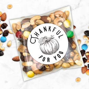 Thanksgiving Dinner Favors - Thankful for You