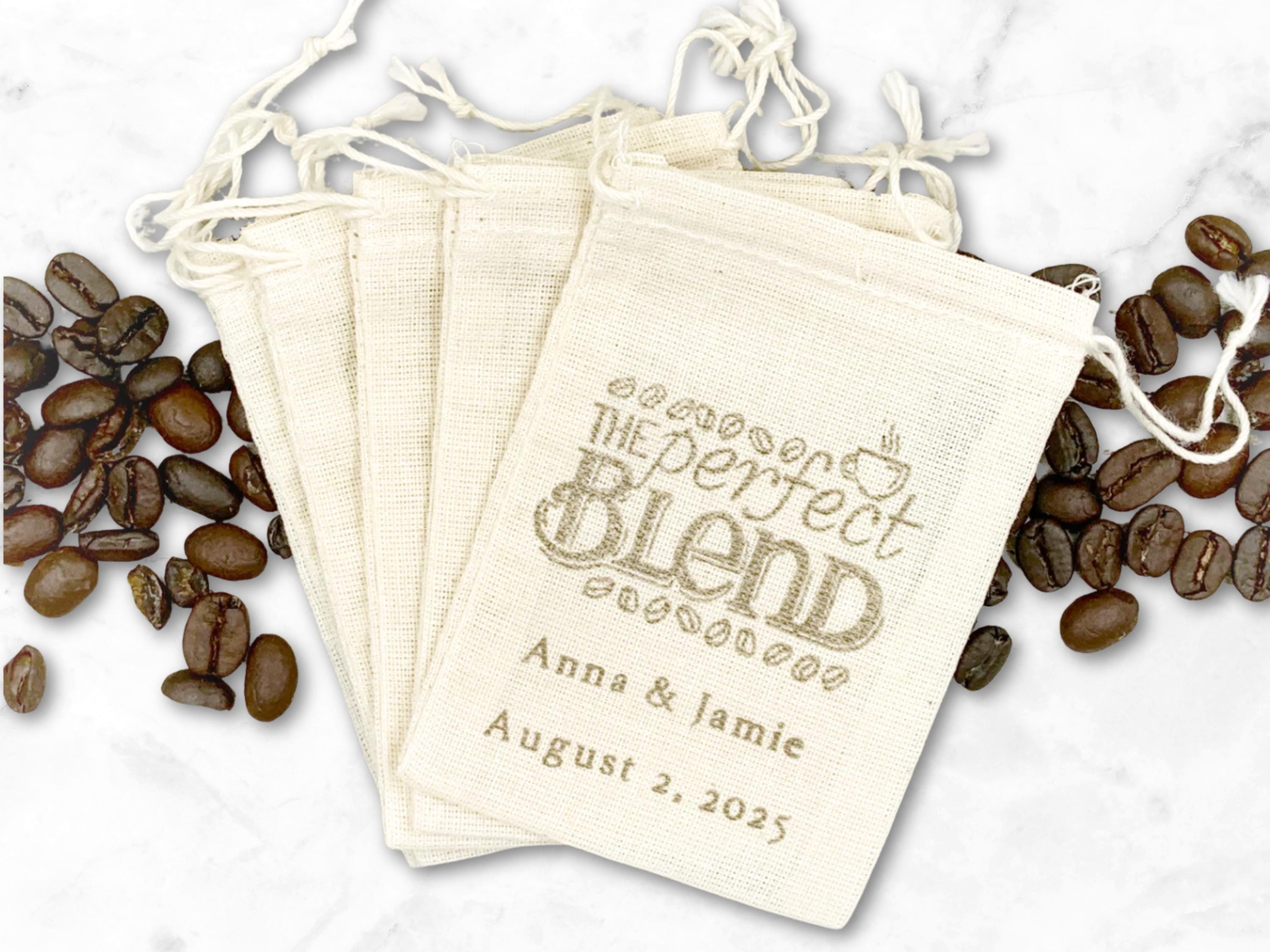Personalized Coffee Favor Bags
