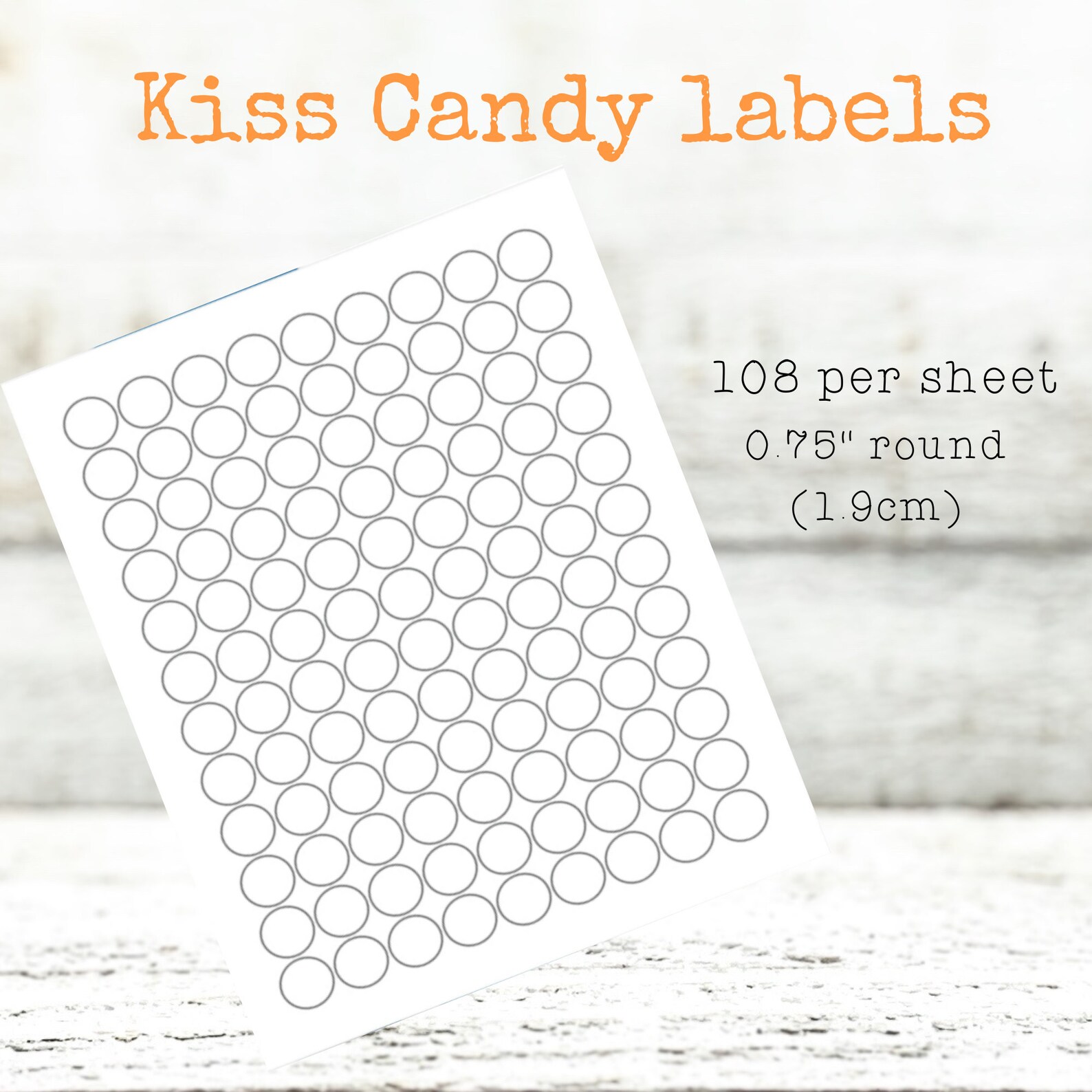 Kiss Labels for Wedding Shower Party Chocolate Kiss - Etsy