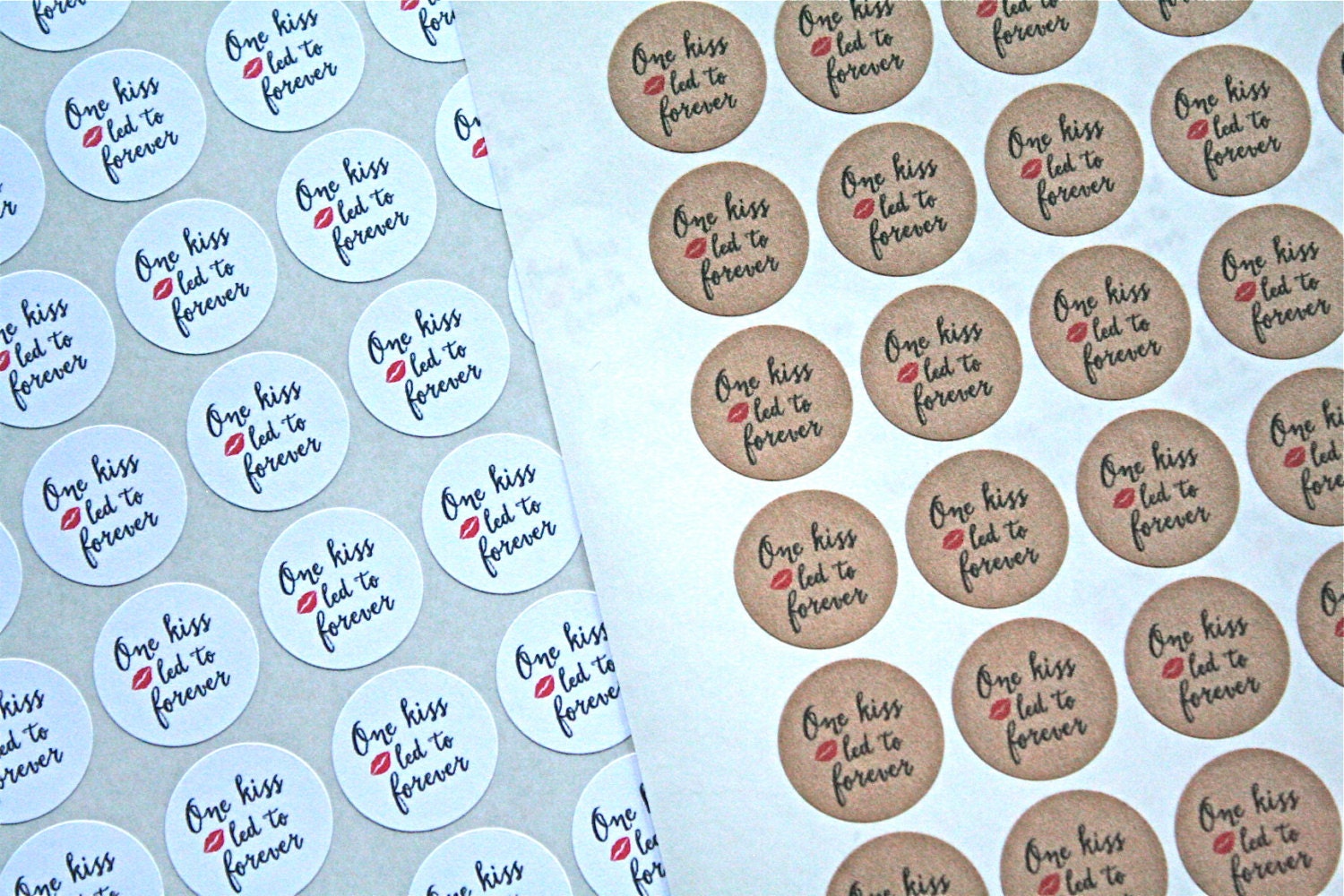 Kiss Labels for Wedding Shower Party Chocolate Kiss | Etsy
