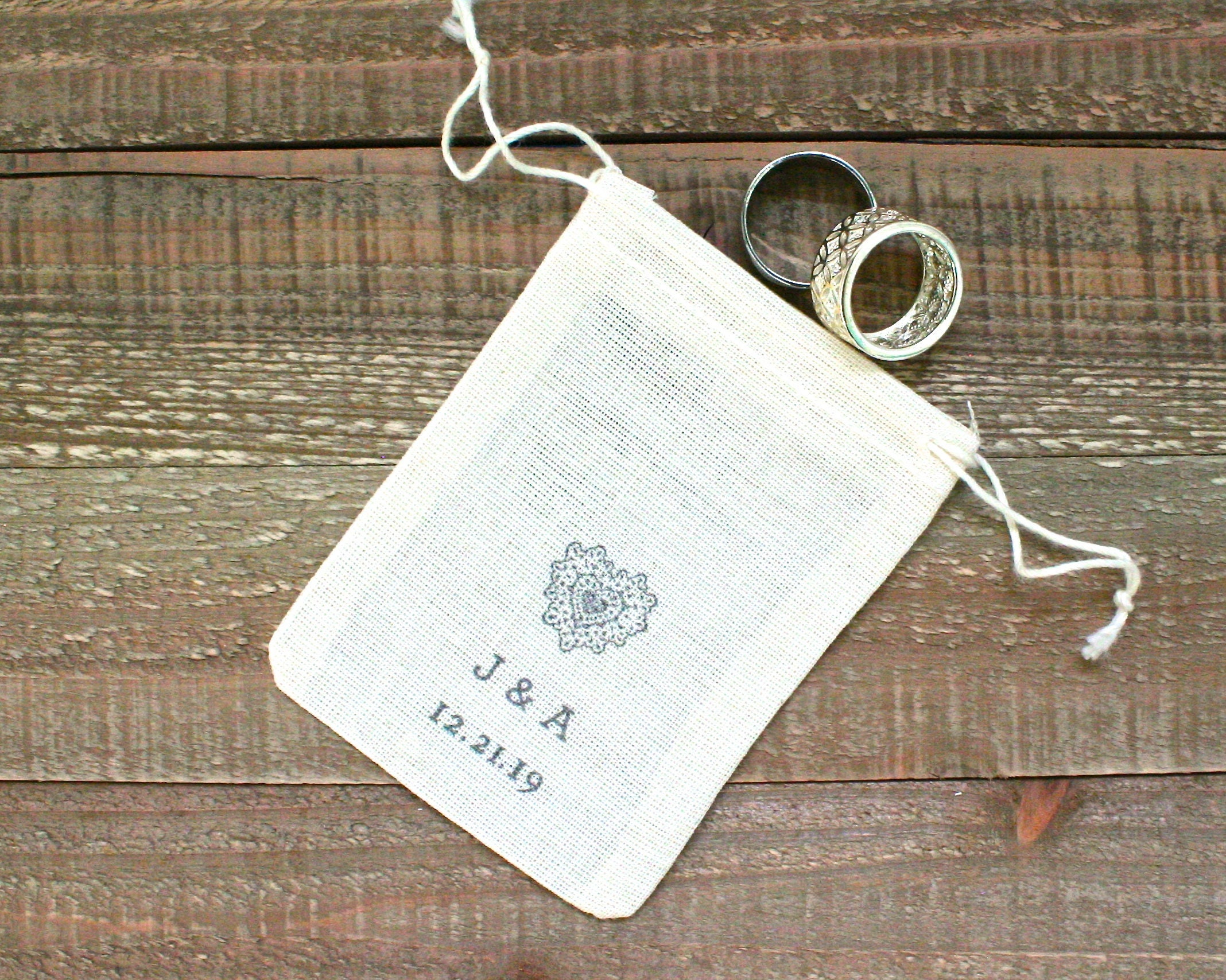 wedding ring pouch