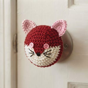 Crochet Doorknob Cozy Pattern PDF, Easy Home Decor Digital Download, Animal Doorknob Cozy, Handmade Home Decor Crochet, Digital Crochet