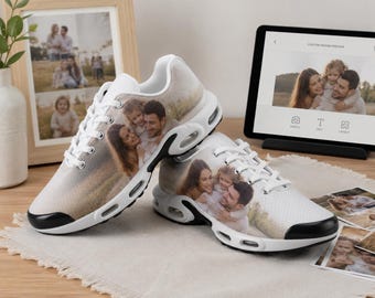Benutzerdefinierte Luftkissen-Turnschuhe für Damen Herren | Mesh Obere PU Sole Personalisierte Laufschuhe