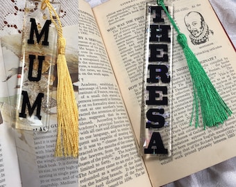 Personalised bookmarks, embedded text