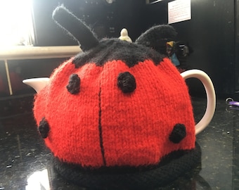 Ladybird tea cozy