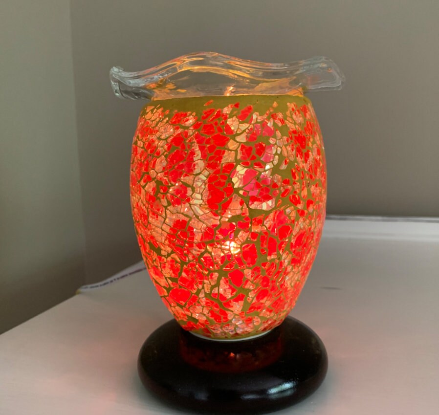 Poppy Wax Melter/oil Burner With Large Wax Melt Snapbar Slab Etsy UK