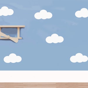 Clouds | Removable Wall Art | Stickers | Nursey | Bedroom | Decor | Decals | Matt Wall Stickers
