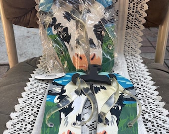 XL Cow Flip Flops