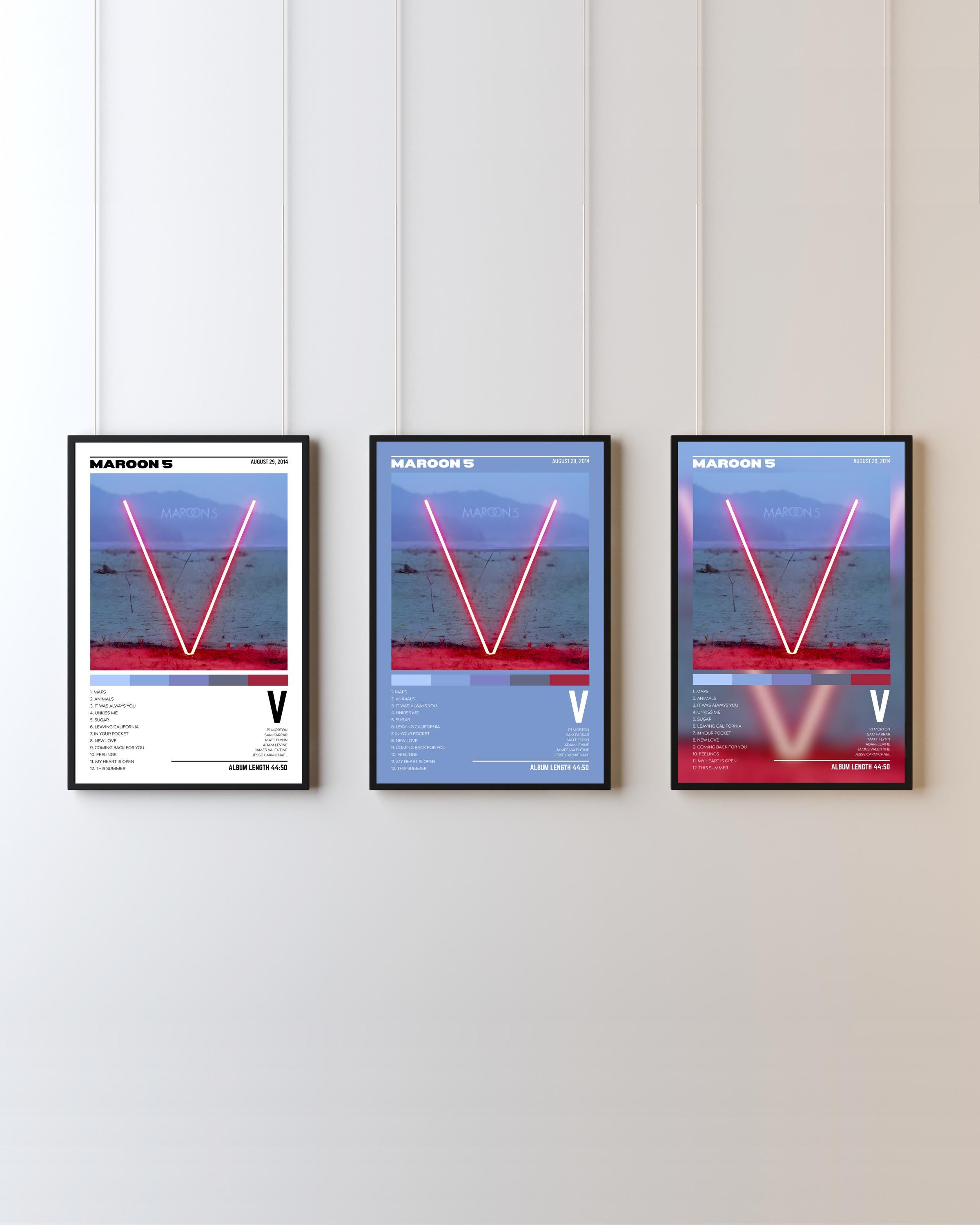 Maroon5 Poster - Etsy