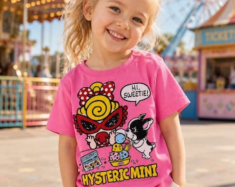 Hysteric Mini Toddler Ice Cream T-Shirt | Authentic Japanese Cotton Graphic Tee Summer Top