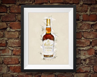 Whisky Bourbon Weller C.Y.P.B. - Decoración de pared original