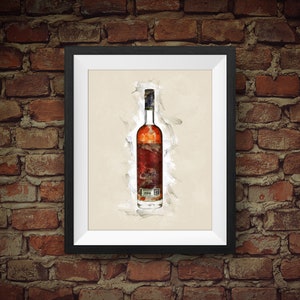 Eagle Rare 17 Year Old Kentucky Straight Bourbon Whiskey - Original Wall Art Decor