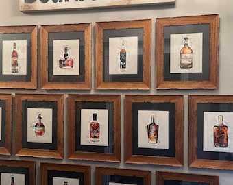 Whisky bourbon Blanton's Reserve: decoración de pared original