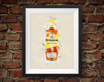 Australian Bundaberg Original Rum - Original Wall Art Decor