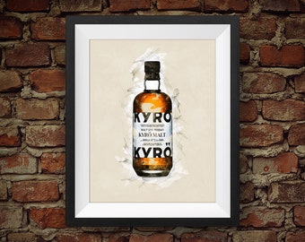 Kyro Malt Rye Whisky - Original Wall Art Decor