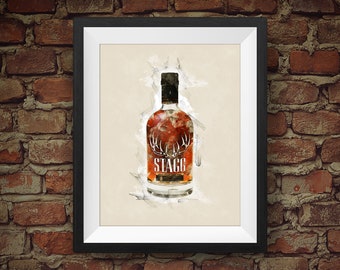Whisky Bourbon Stagg Jr. Kentucky Straight - Decoración de pared original