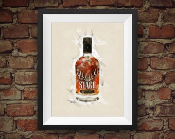 Stagg Jr. Kentucky Straight Bourbon Whiskey - Original Wall Art Decor