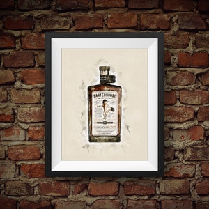 Orphan Barrel Barterhouse 20 Year Kentucky Straight Bourbon Whiskey - Original Wall Art Decor