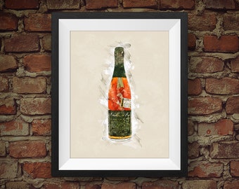 Whisky de centeno bourbon de edición limitada Booker's Rye: decoración de pared original