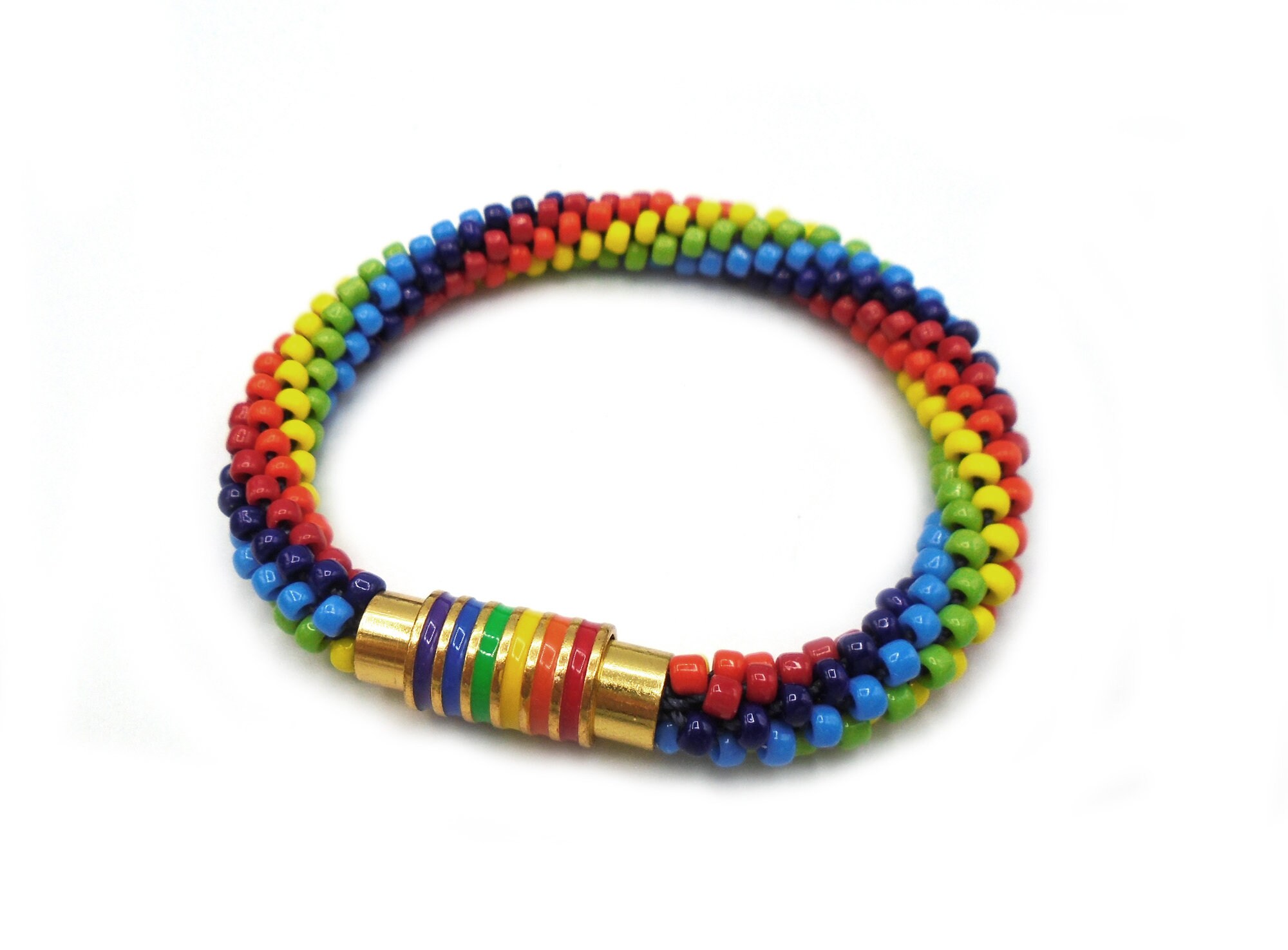 Wide Multicolor Bracelet - Alma