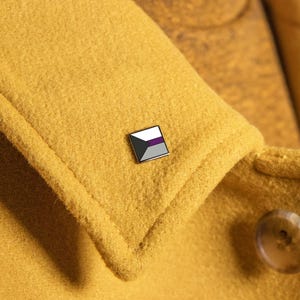 Mini Demisexual Pride Pin — Demi Flag Badge Small Asexual Enamel Badge LGBT Aroace Acespec Aspec Greysexual Sticker Bracelet Jewelry Earring