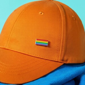 Rainbow Flag Pride Pin — Subtle Small Gay Badge Lesbian Bisexual Trans Rights Queer Art Sticker Lanyard Bracelet Ear Ring Enamel Accessory