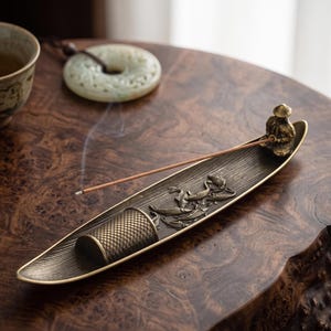 Zen Japanese Fishing Boat Incense Holder
