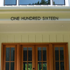 5 Zoll Moderne Haus Zahlen und Buchstaben