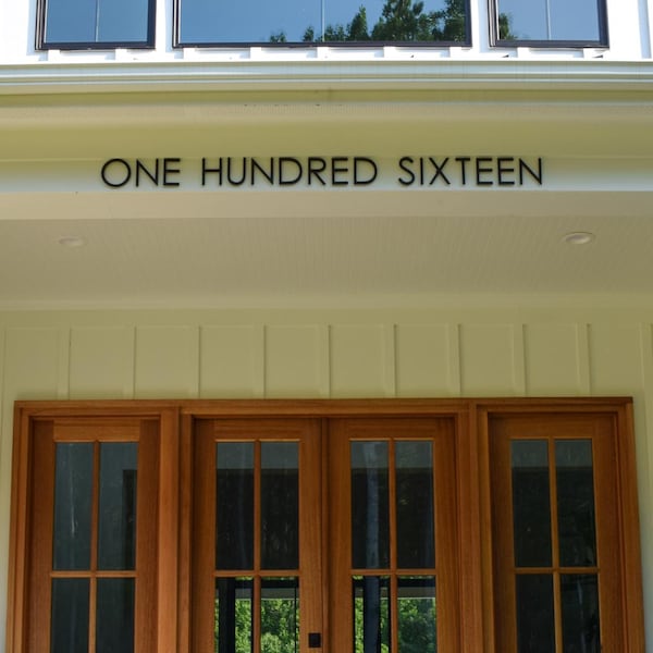 5 Zoll Moderne Haus Zahlen und Buchstaben